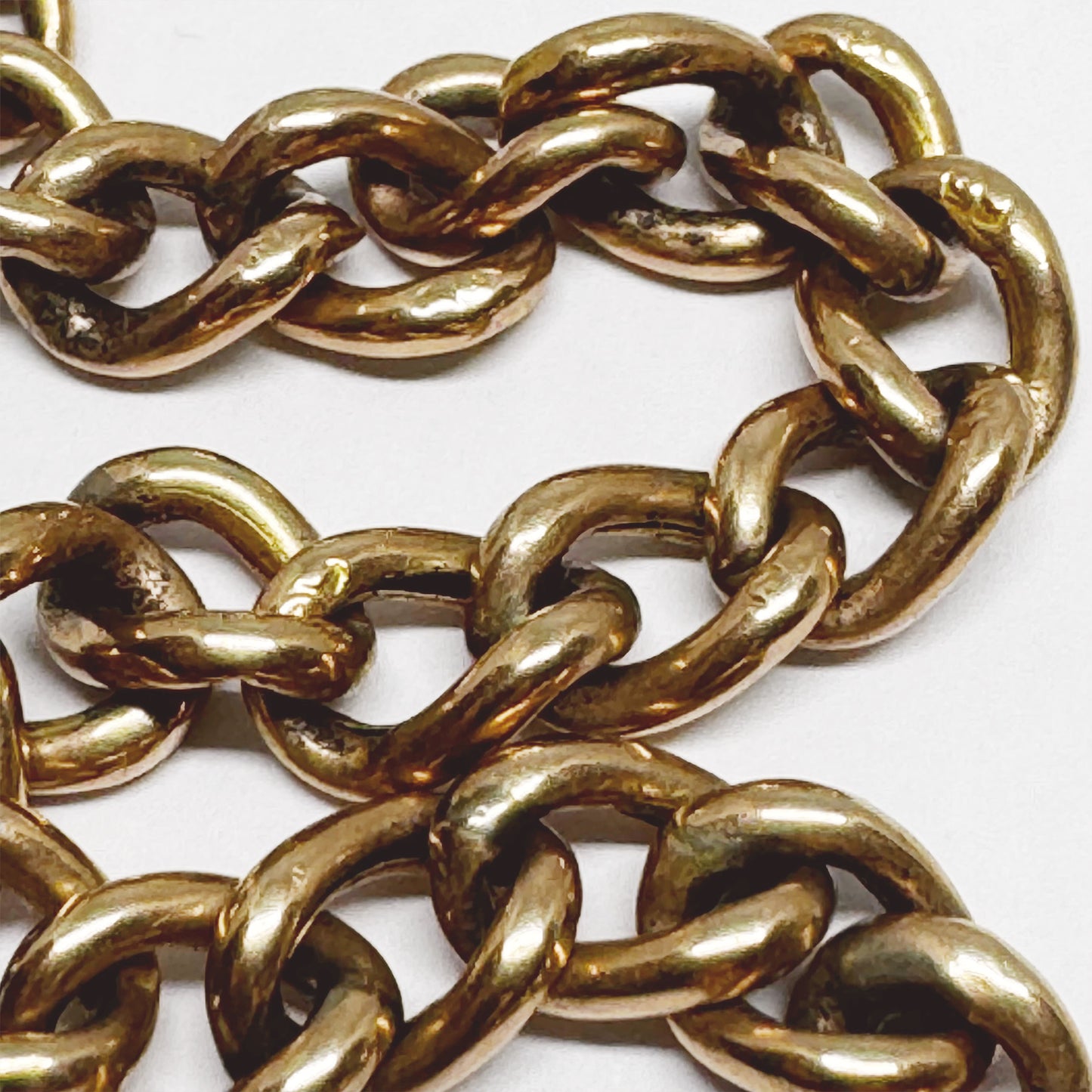 Victorian 9k Rose Gold Curb Link Heart Bracelet, 9 ct Gold Chain Bracelet, Heart Clasp, Fancy Curb, 9 ct Gold, 9K Gold Charm Bracelet