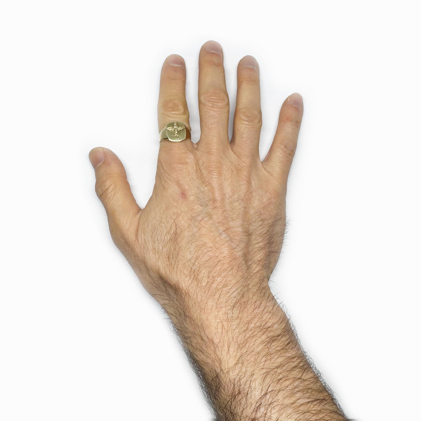 Vintage 9ct Gold Army Regiment Signet Ring, 9ct Gold Chevalier Ring, 2nd Battalion Parachute Regiment Ring, Gift For Him, Gold Military Ring