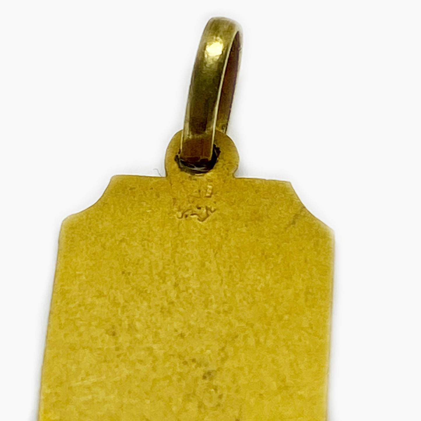 Vintage 9k Gold Religious Medal, Baby Crib Medal Pendant