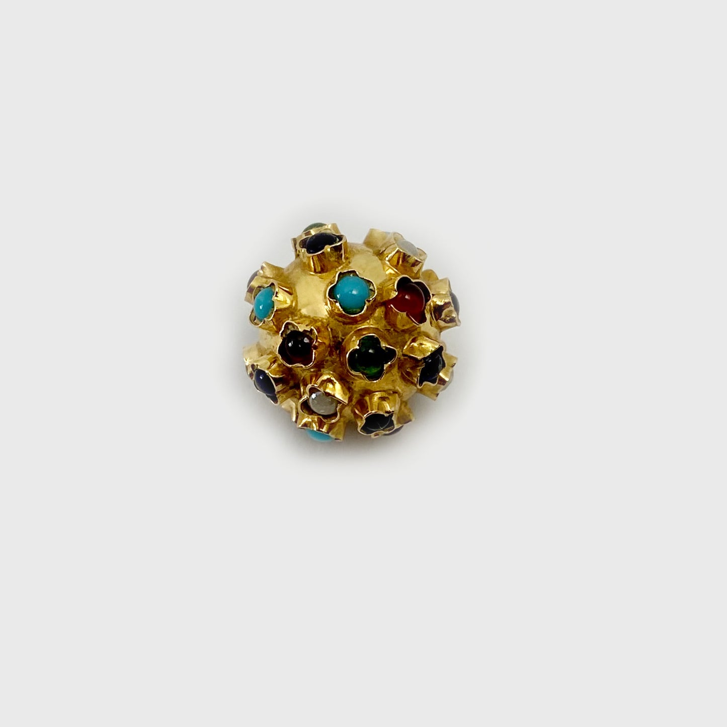 Vintage 18k Gold Sputnik Ball Pendant
