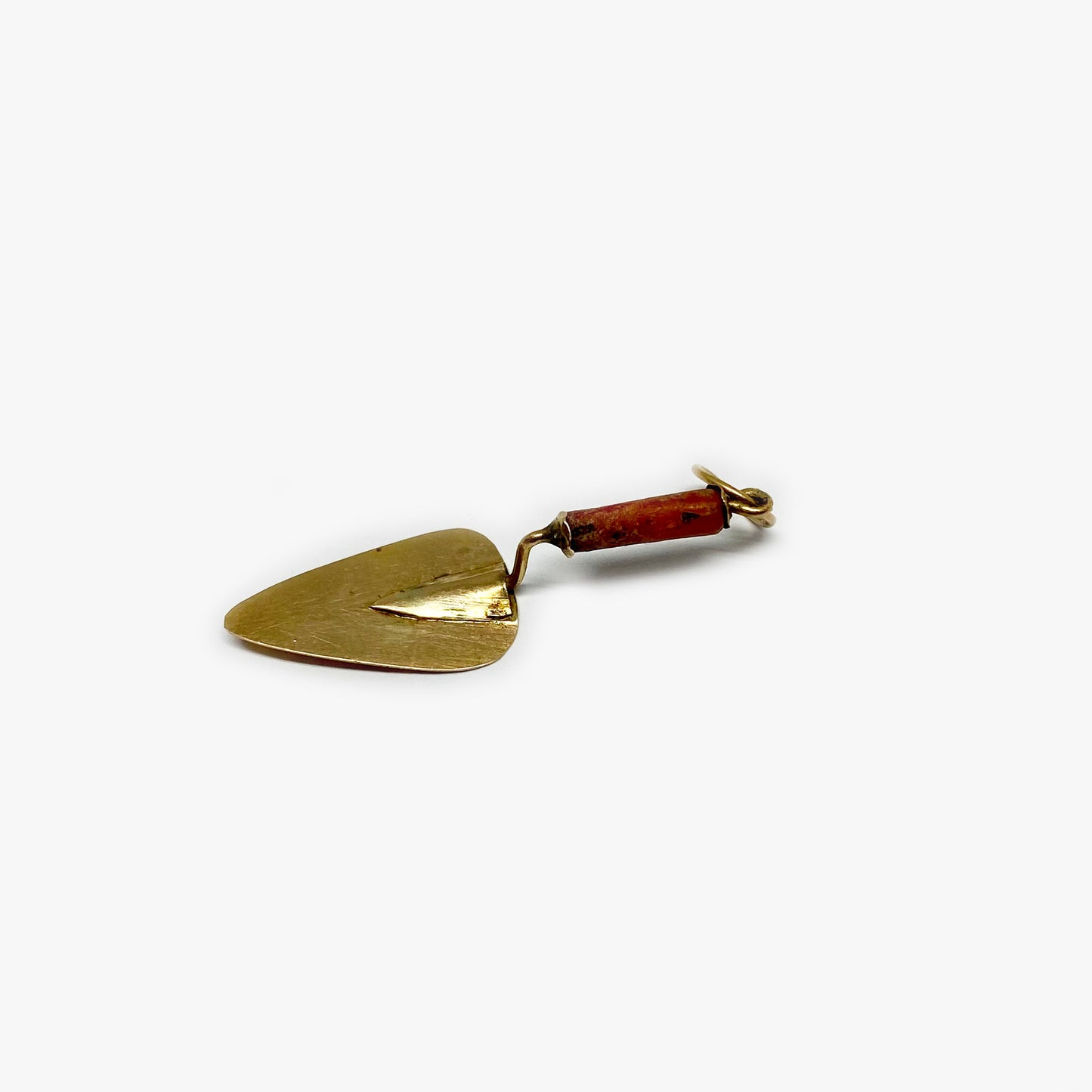 Vintage 14k Gold Trowel Pendant