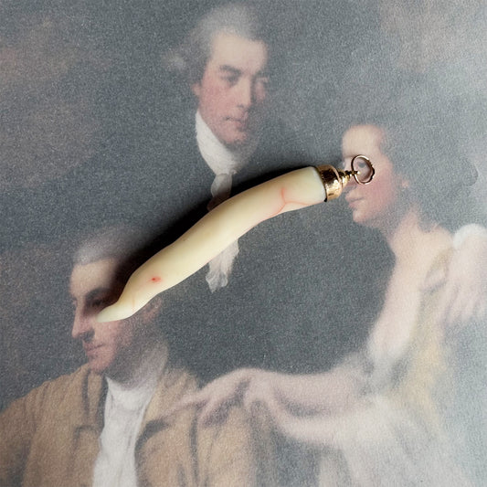 Antique 9k Rose Gold Large Coral Horn Pendant, 9 ct Gold Amulet, Mediterranean Coral, Natural Coral, Cornicello, Evil Eye, Corno Charm