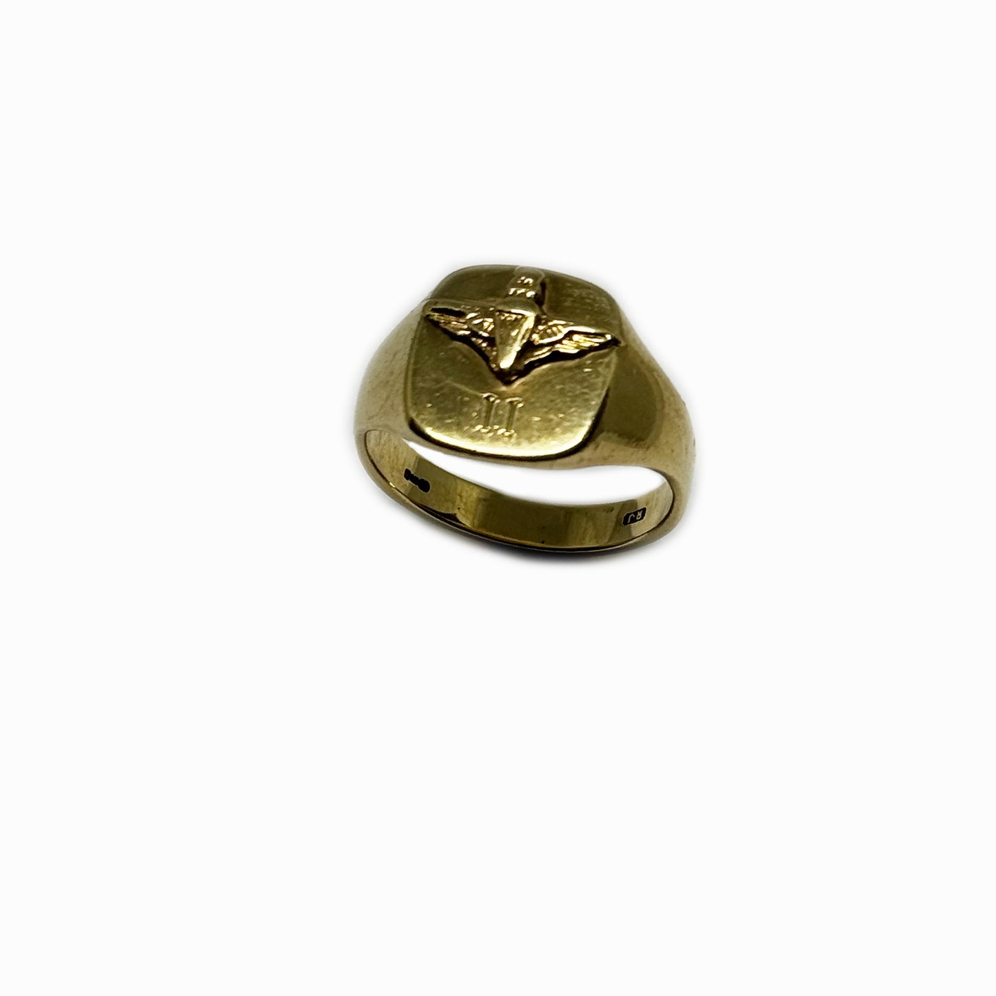 Vintage 9ct Gold Army Regiment Signet Ring, 9ct Gold Chevalier Ring, 2nd Battalion Parachute Regiment Ring, Gift For Him, Gold Military Ring
