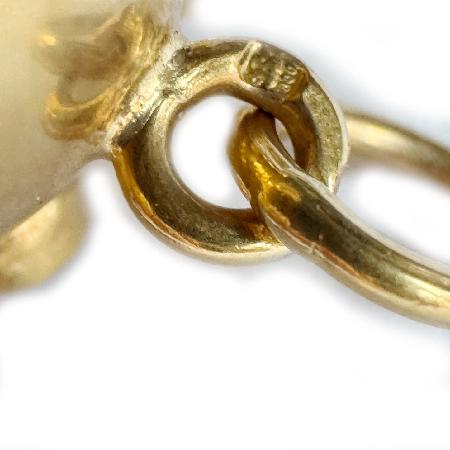 Vintage 19.2k Gold Sputnik Orb Pendant, 1950s Estate Semi-Precious Gemstone Sphere Charm