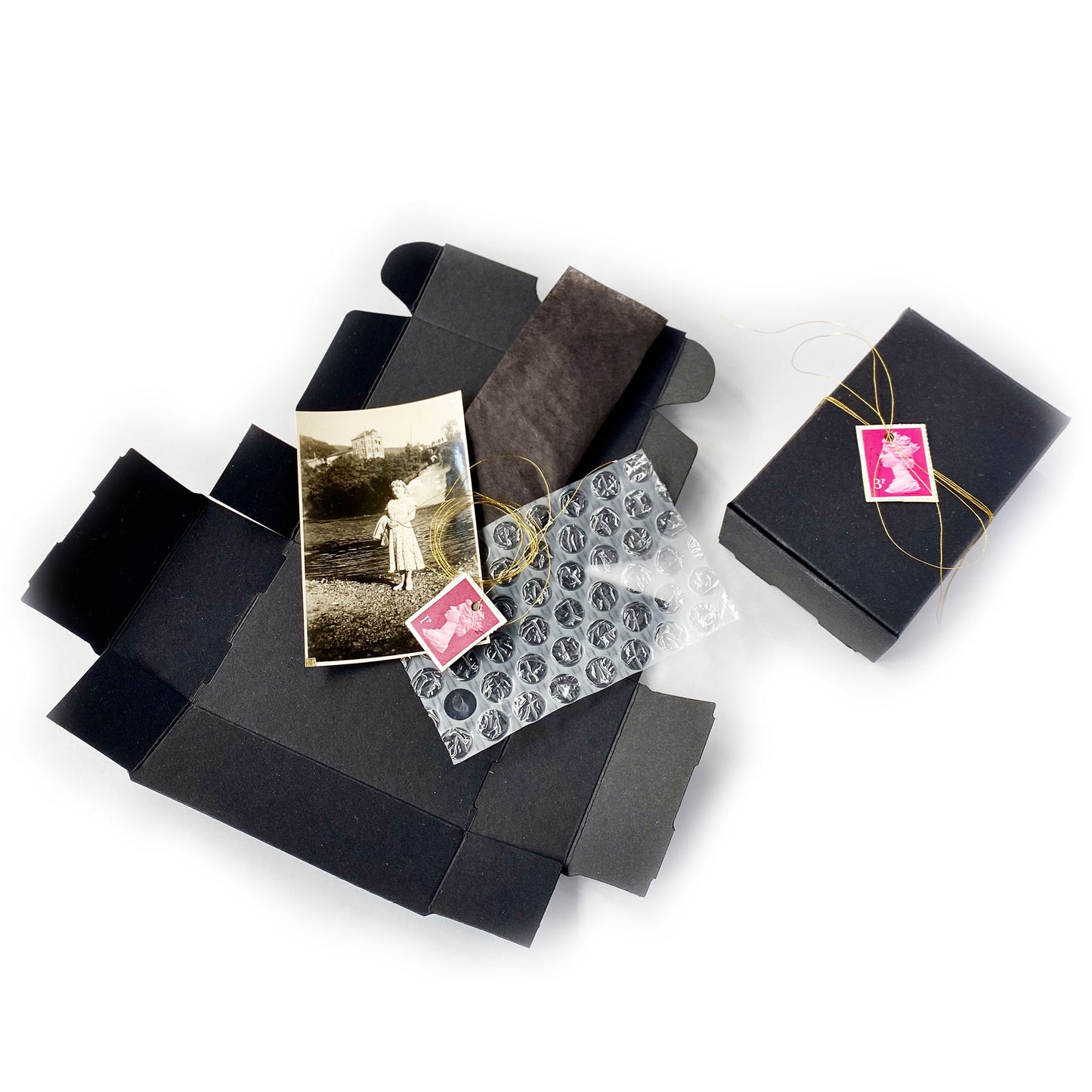 Vintage 9k Rose Gold Black Figa, 1940s Fist Talisman, Amulet, 9 ct Hand Pendant, Mano Fico, Figa Charm, Mano Figa, Evil eye