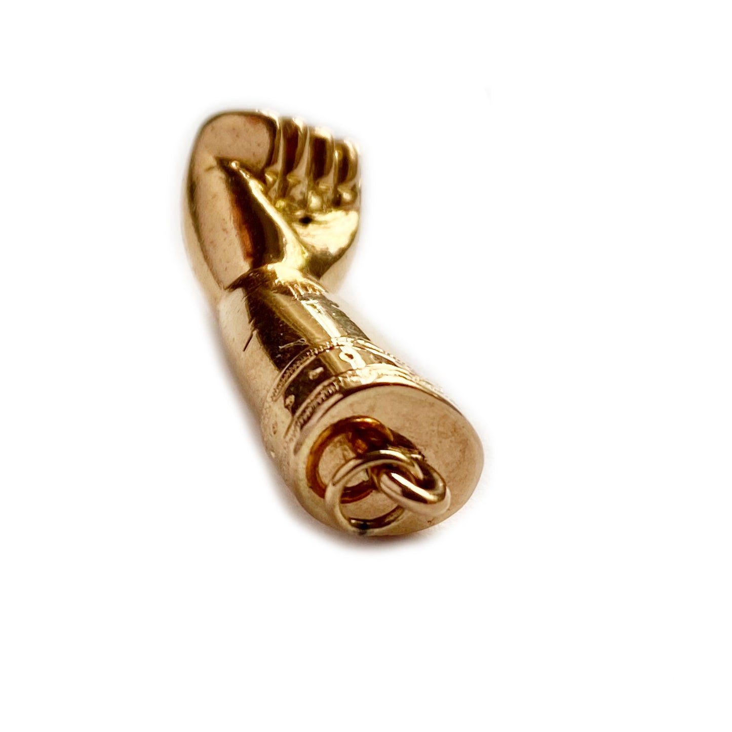 Vintage Solid 18k Gold Figa Charm