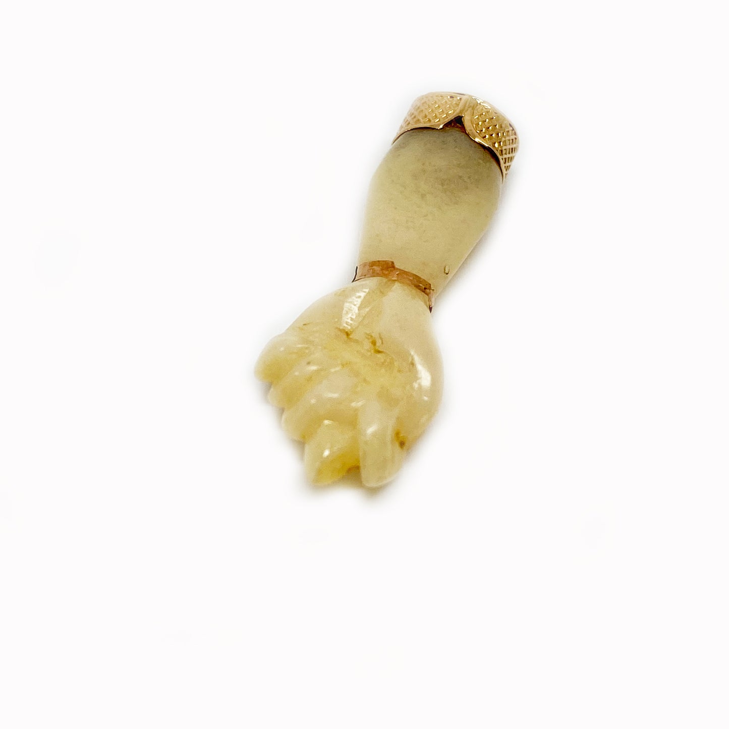 Vintage 14k Gold Beige Figa