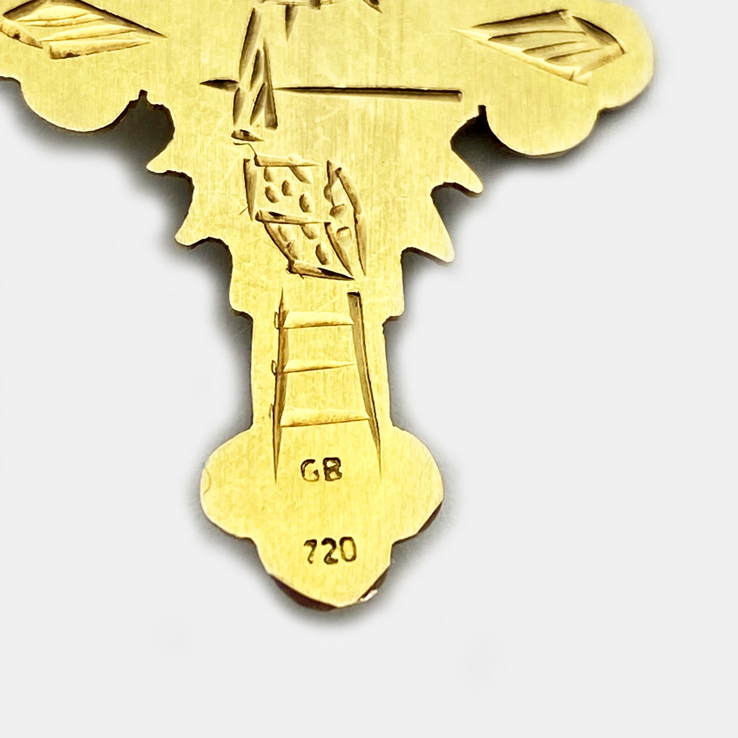 Antique 18k Gold Victorian Cross Crucifix