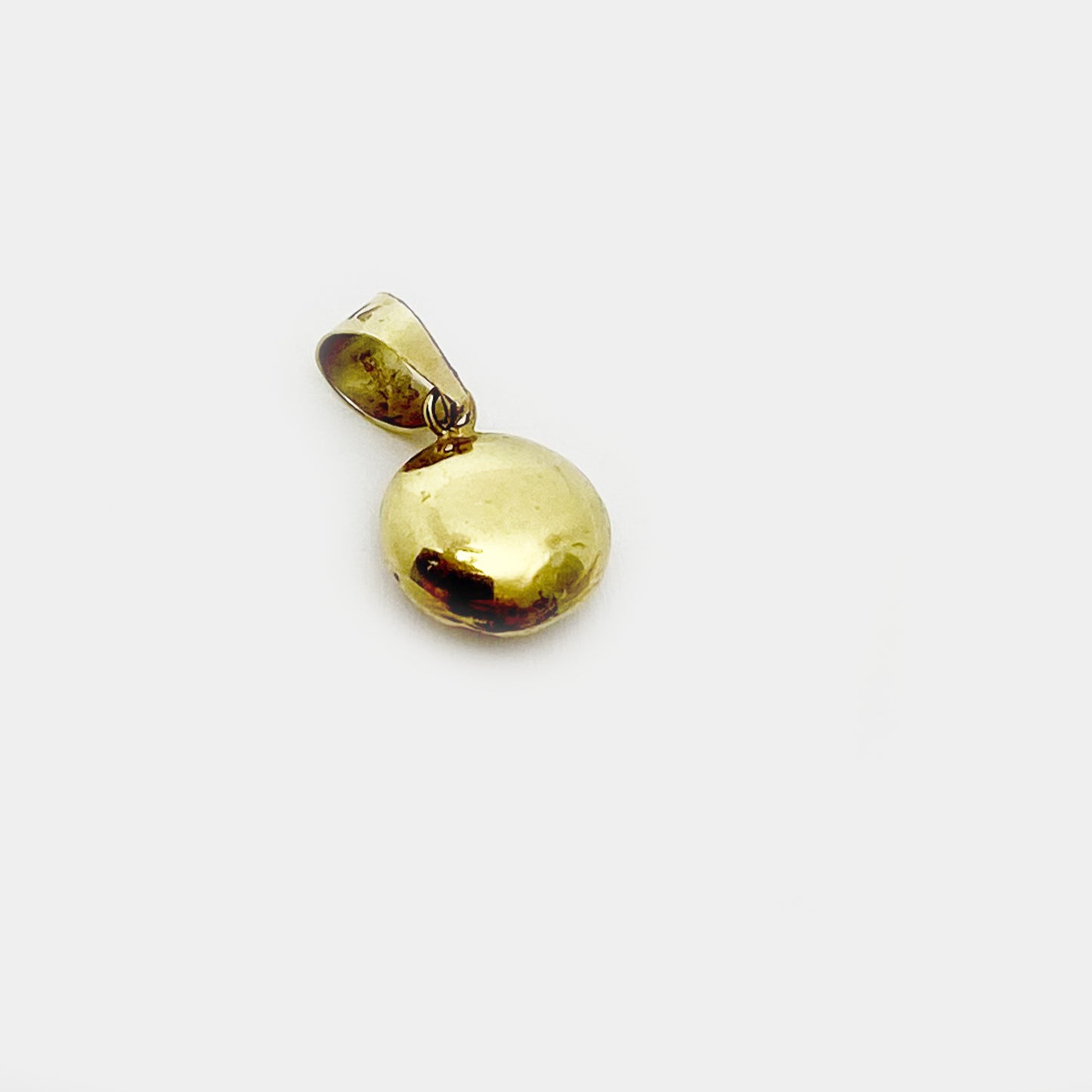 Vintage 14k Gold Glass Evil Eye Charm