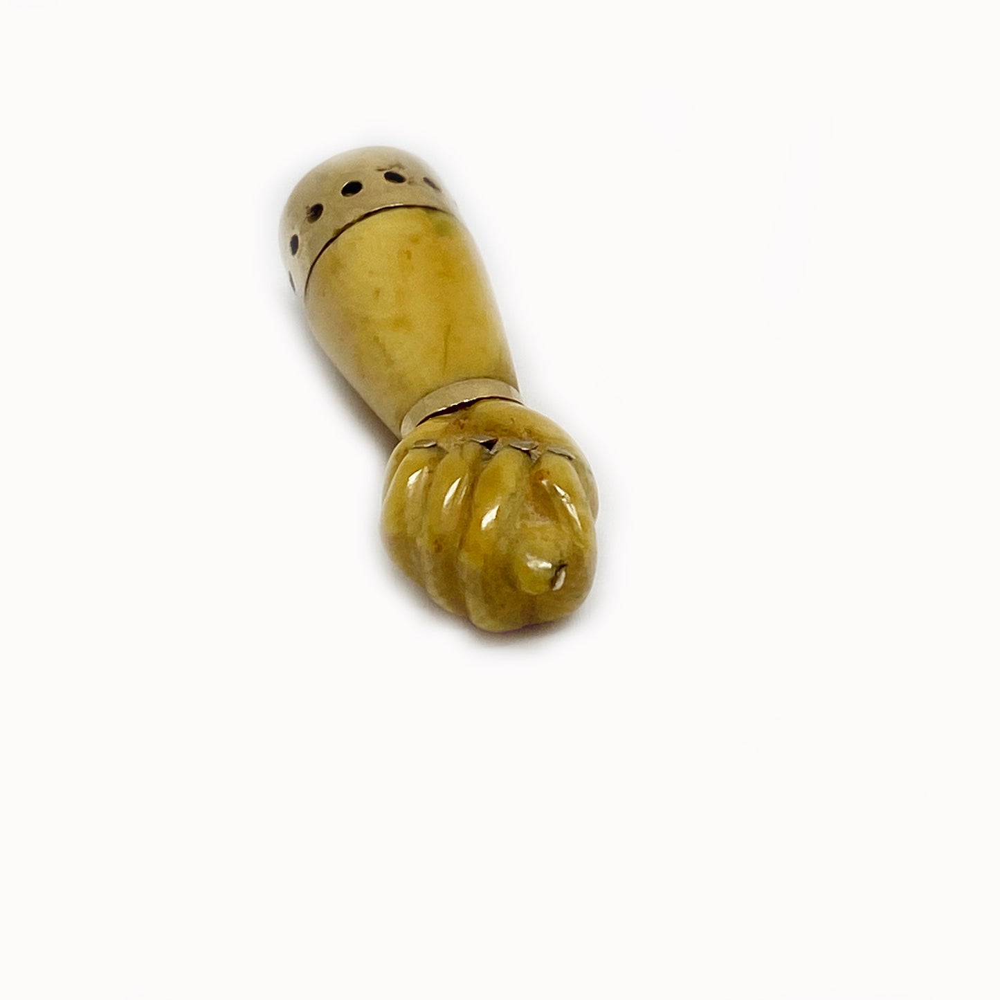 Antique 16k Bone Figa Charm