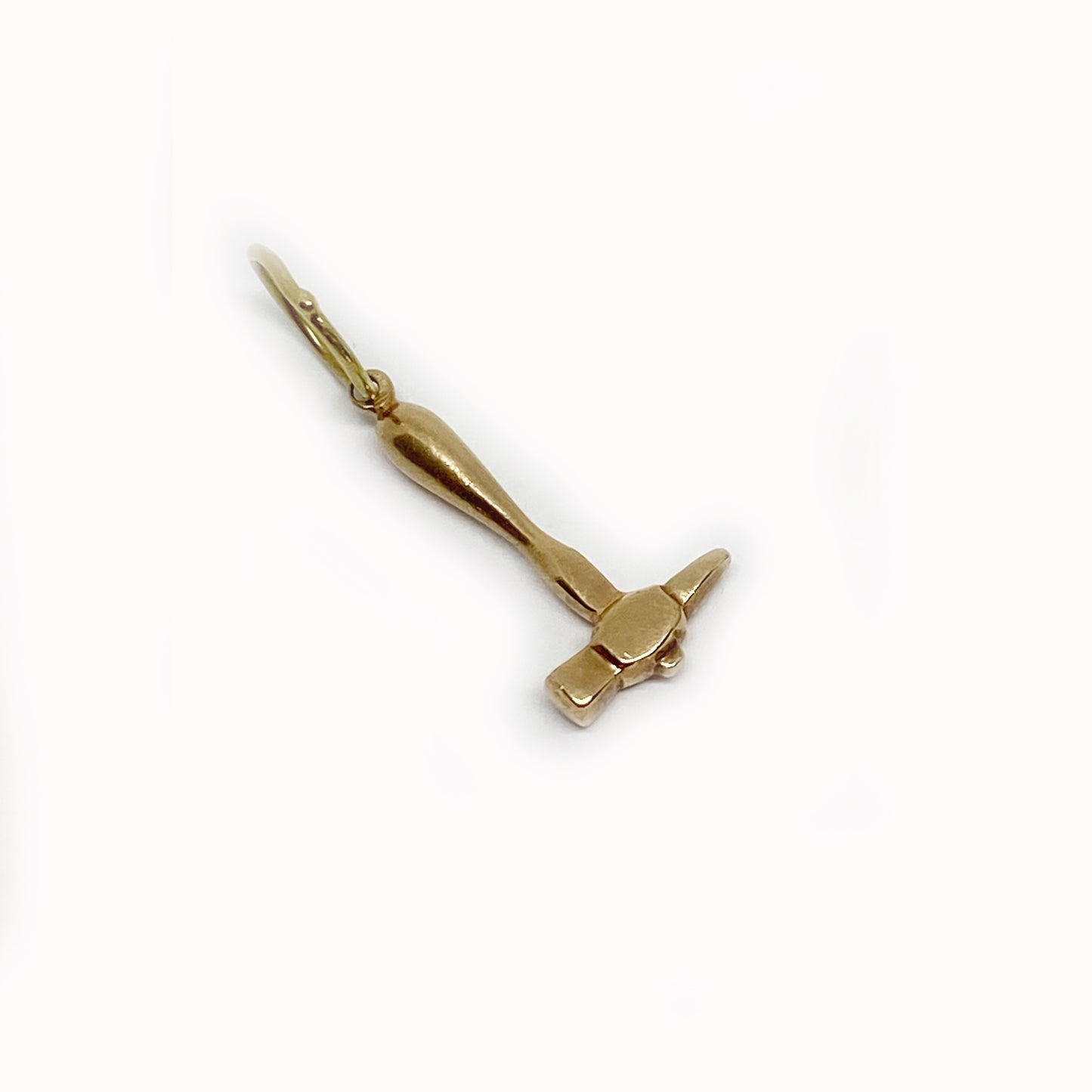 Vintage 9k Gold Hammer Pendant