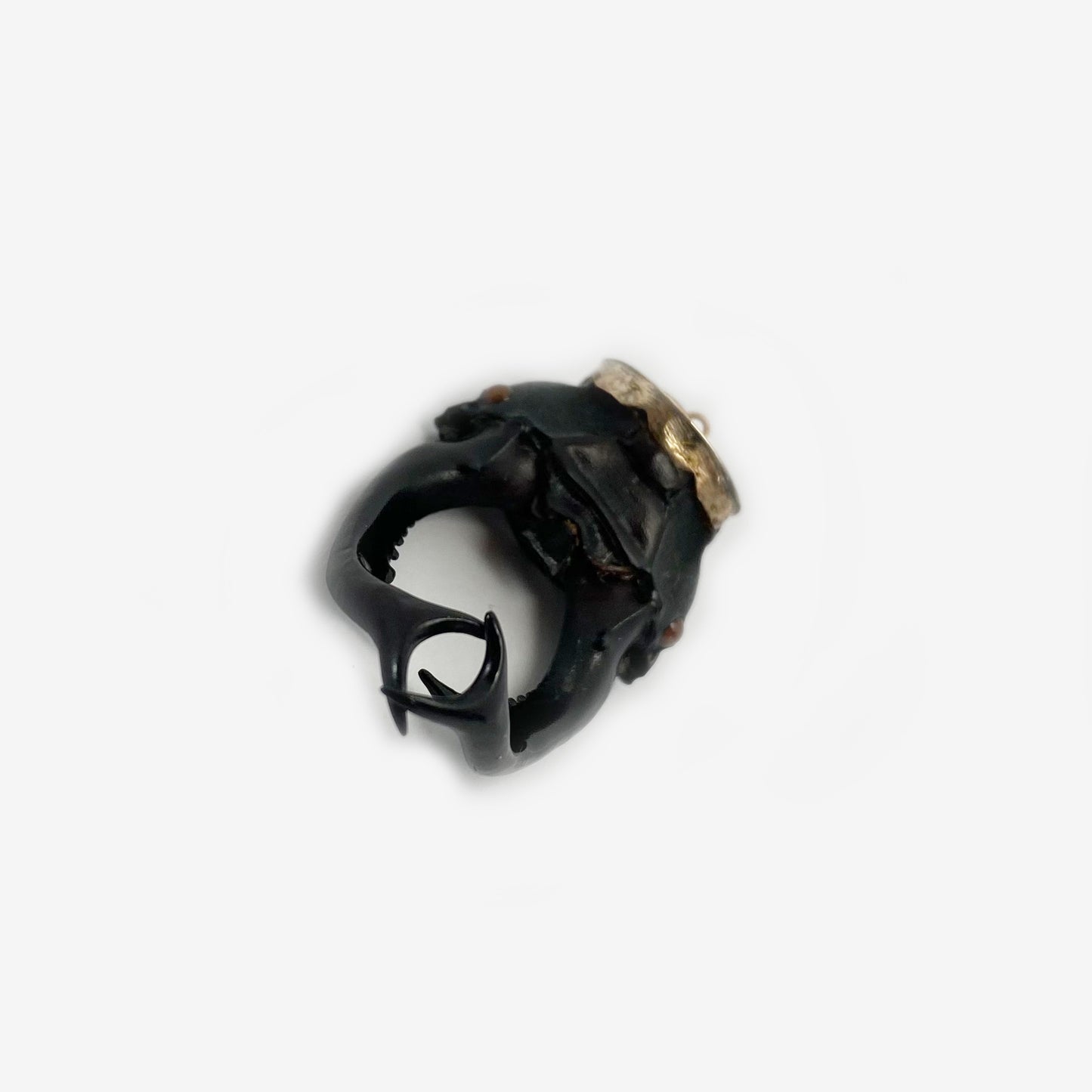 Victorian Gold Plated Beetle Horn Pendant