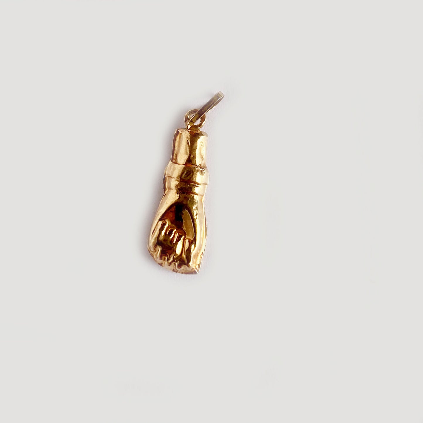 Antique 18k Gold Figa Charm 1920s