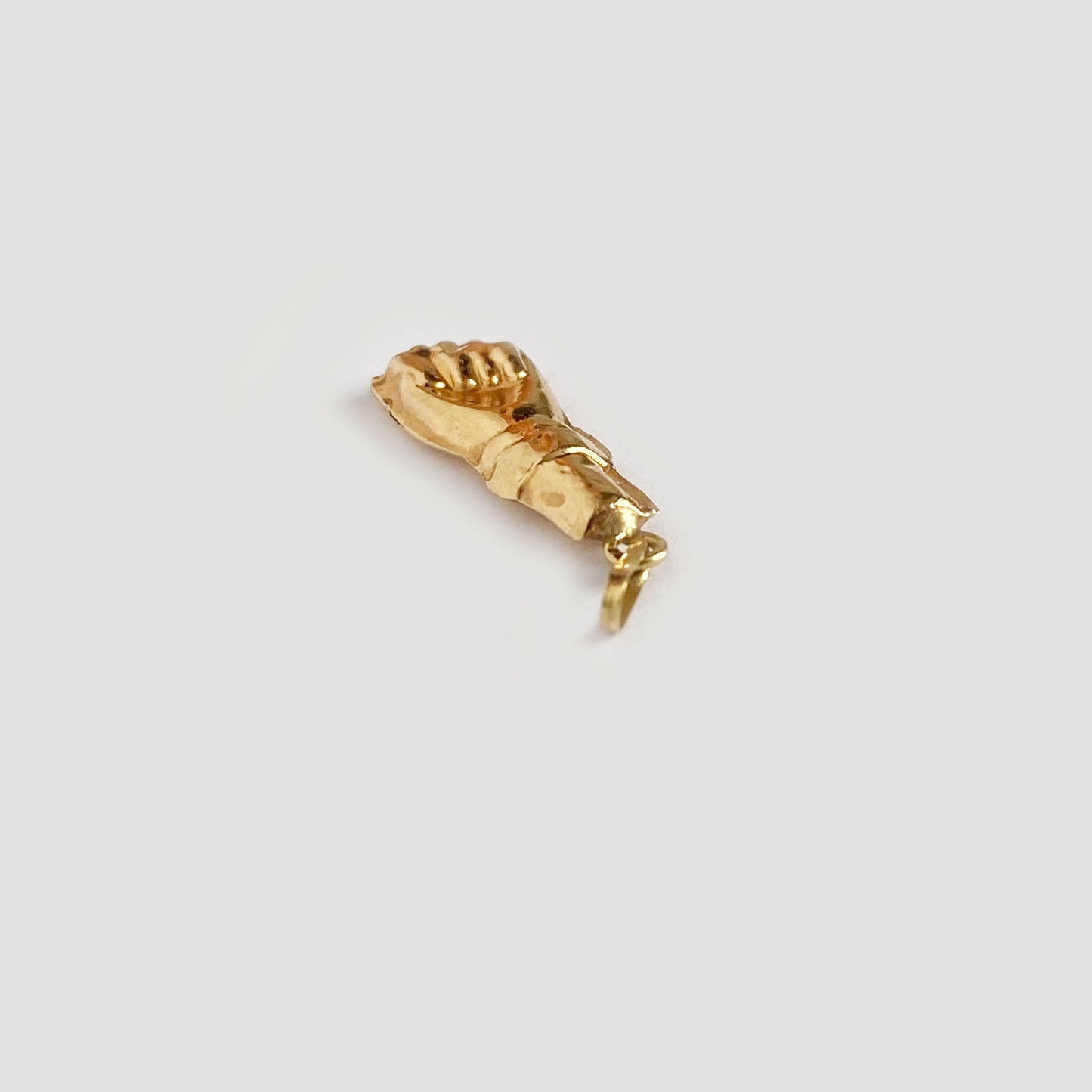 Antique 18k Gold Figa Charm 1920s