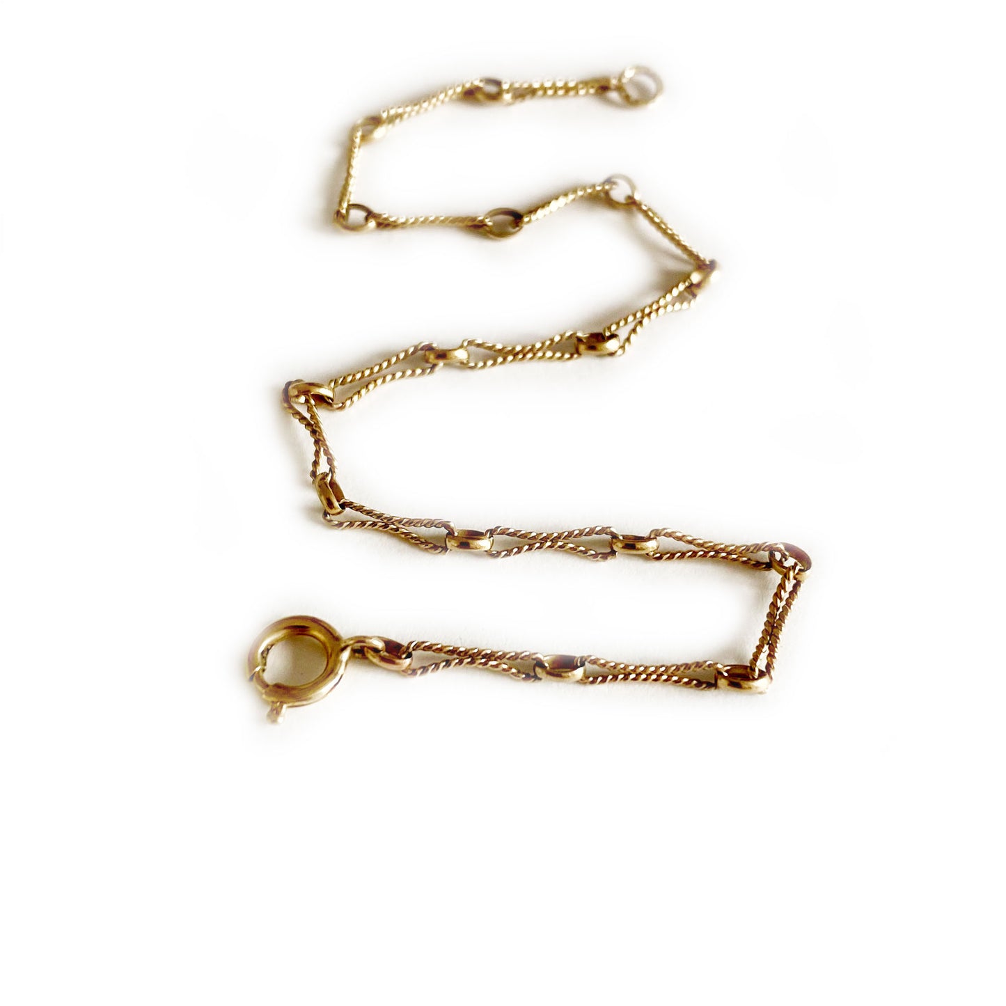 Vintage 9k Gold Texture Bracelet