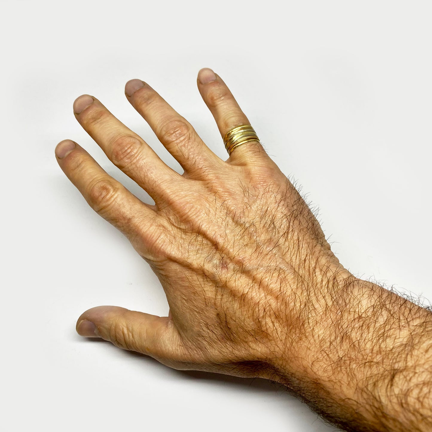 Vintage 18k Gold Semainier Ring