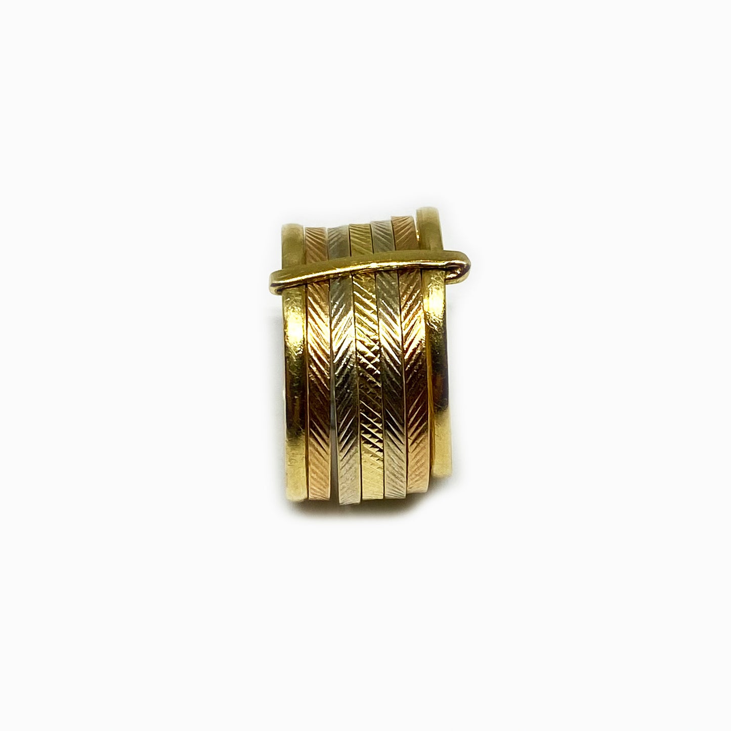 Vintage 18k Gold Semainier Ring