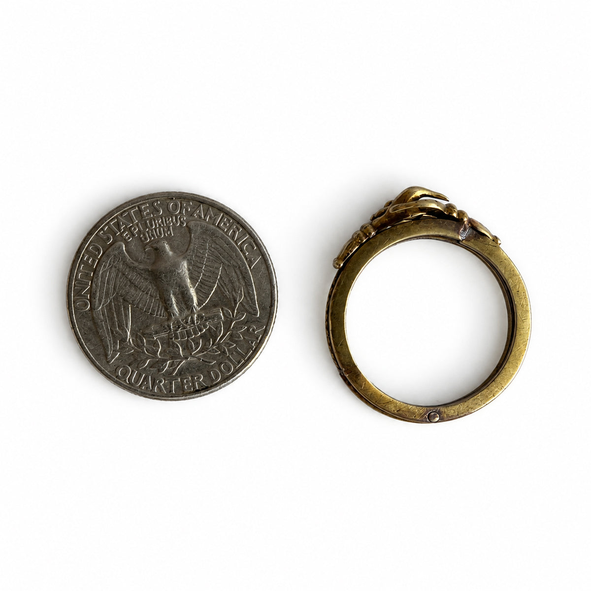 Antique 14K Gold Fede Ring, Clasped Hands Ring, Georgian Victorian Lover's Hands, Hinged Friendship Ring, Symbol of Love, UK L US 5.75 3.3 grams