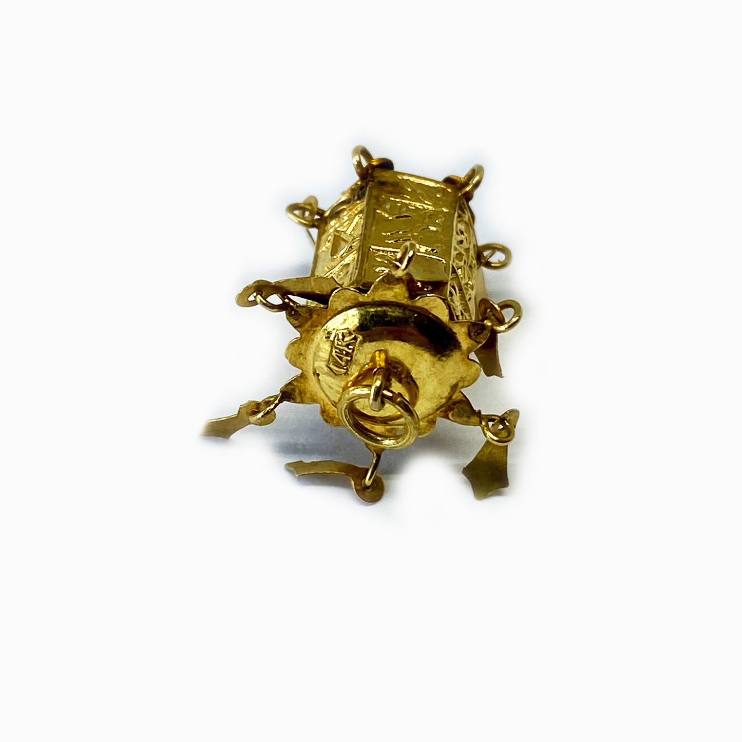 Vintage 14k Gold Chinese Lantern Pendant