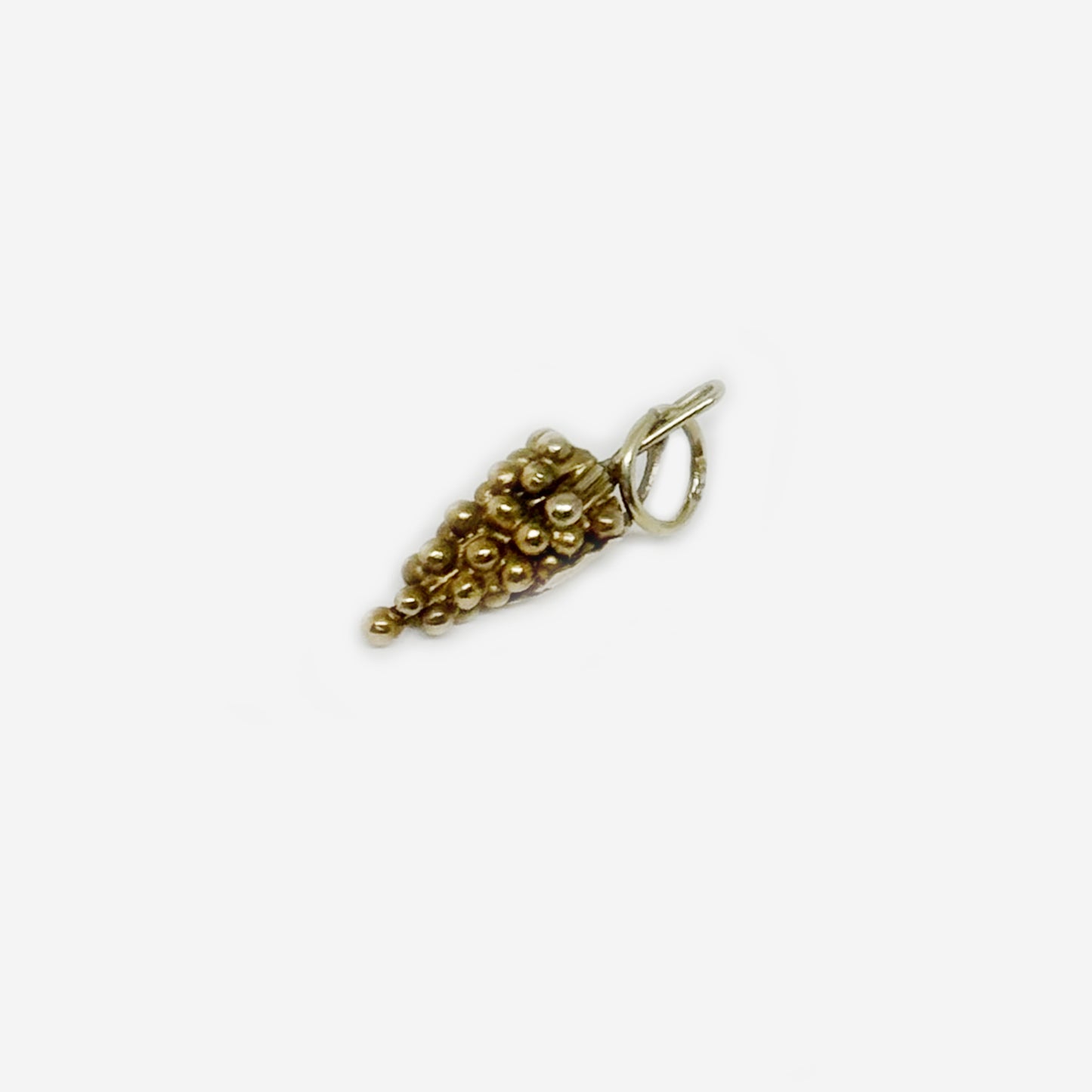 9k Gold Vintage Grapes, 9 ct Gold Bunch of Grapes Pendant, Solid Gold Grapes, Woven Grape, Grape Jewelry, Fruit Pendant, Wine Lover