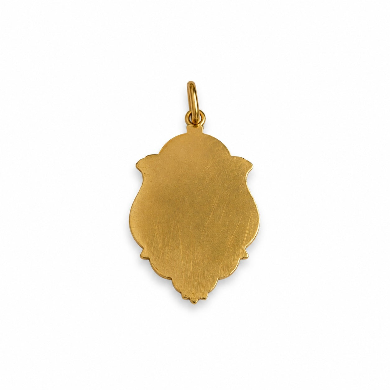 Vintage 18K Gold Miraculous Medal, Antique, Our Lady of Graces Pendant, 18 ct Gold, Portuguese Medal, Catholic Pendant, Gold Religious Charm