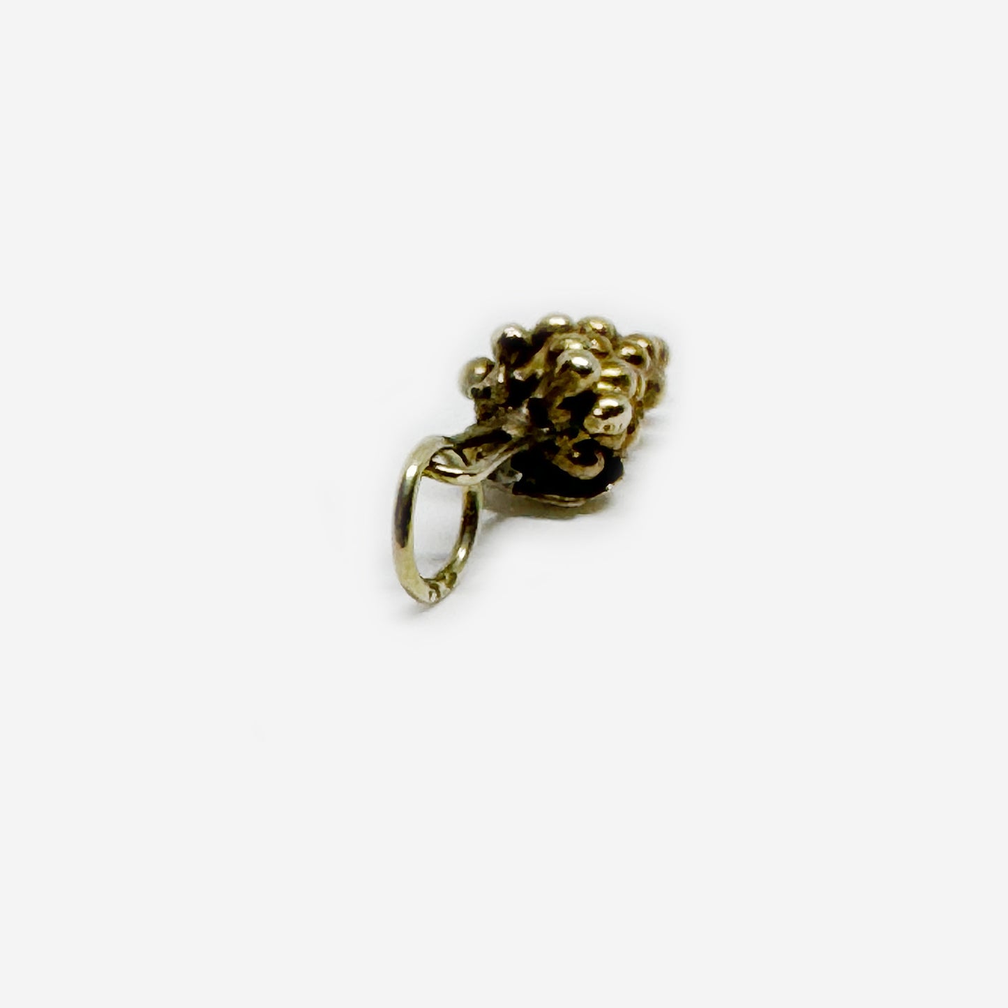 9k Gold Vintage Grapes, 9 ct Gold Bunch of Grapes Pendant, Solid Gold Grapes, Woven Grape, Grape Jewelry, Fruit Pendant, Wine Lover