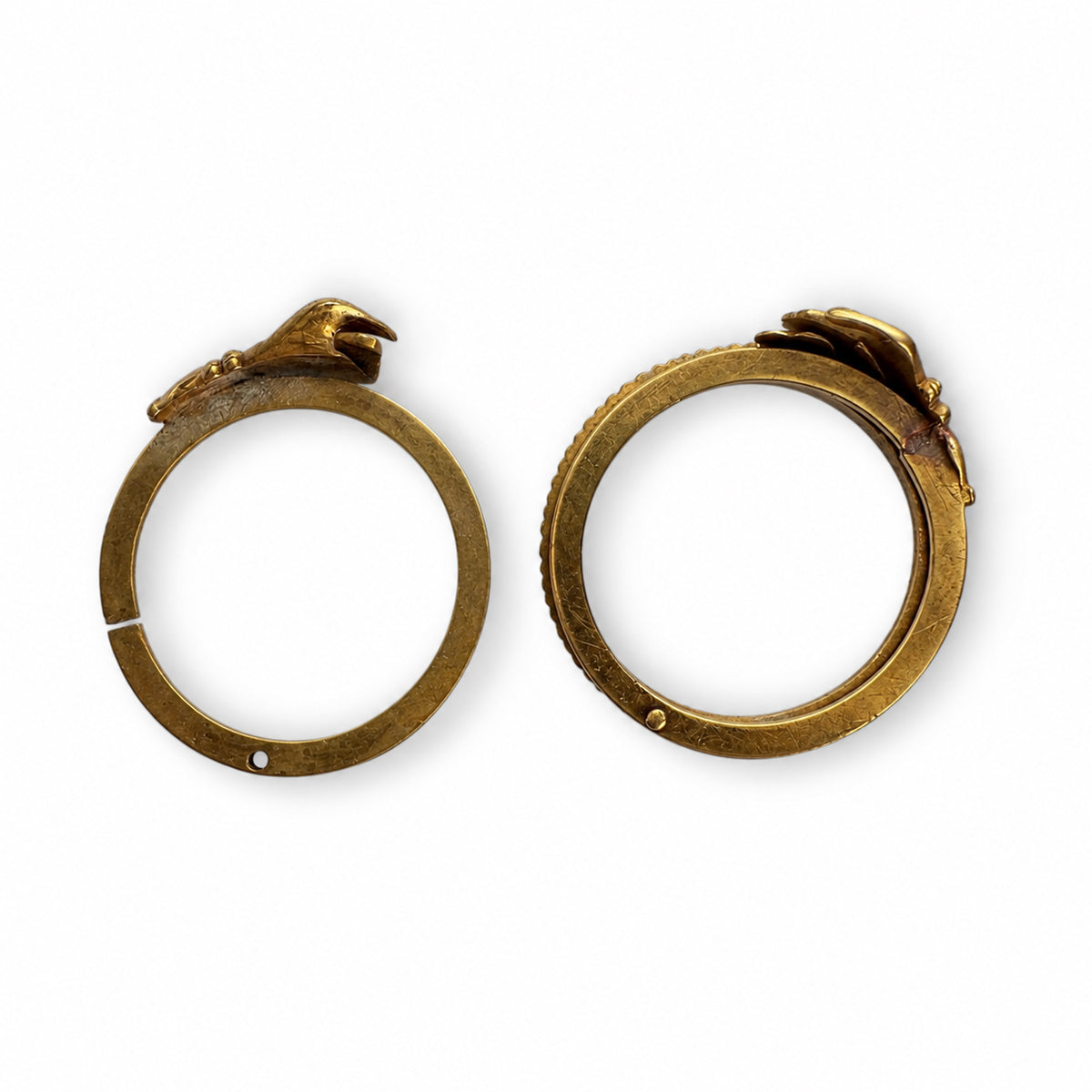 Antique 14K Gold Fede Ring, Clasped Hands Ring, Georgian Victorian Lover's Hands, Hinged Friendship Ring, Symbol of Love, UK L US 5.75 3.3 grams