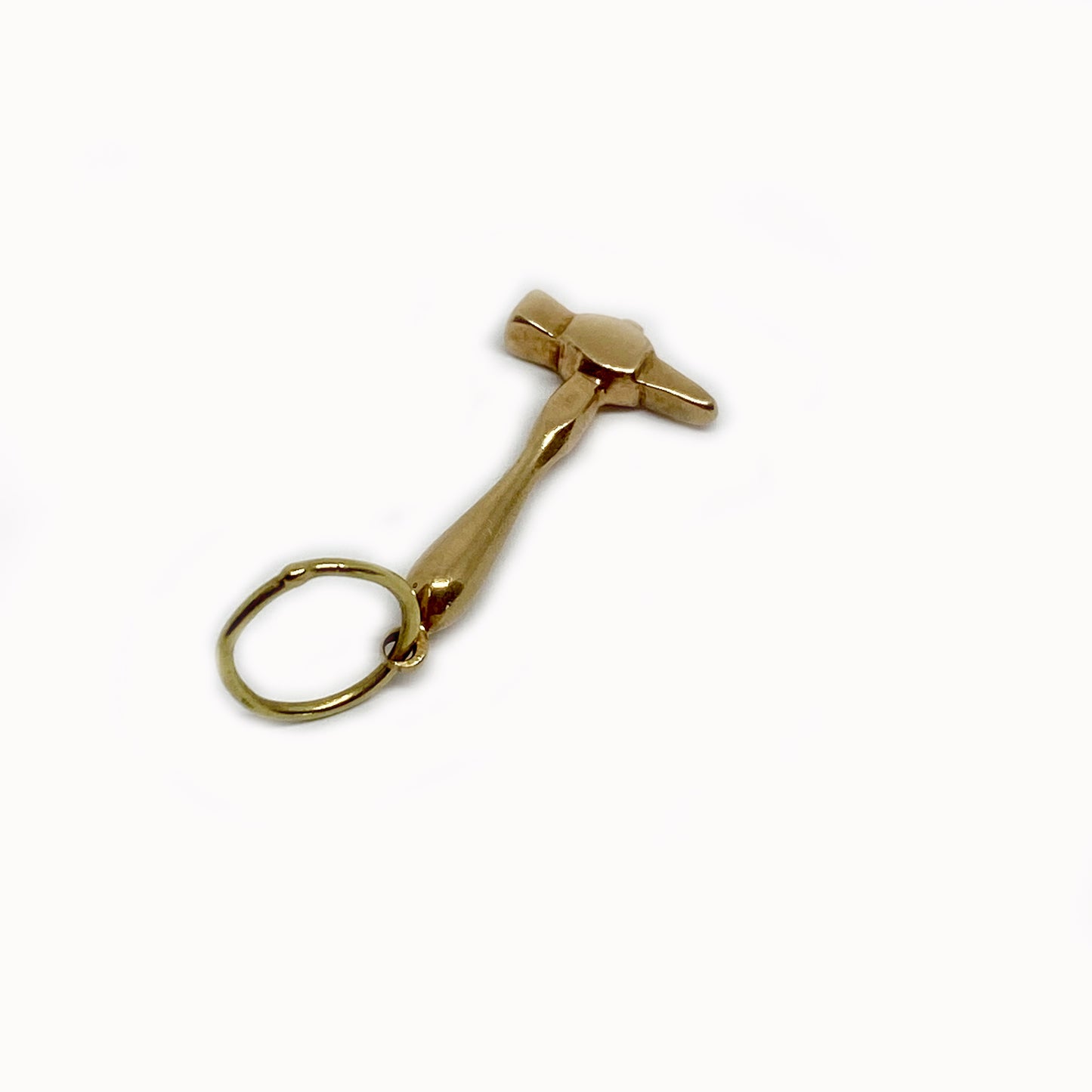 Vintage 9k Gold Hammer Pendant